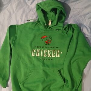 Jerzees Green Crewneck Sweater